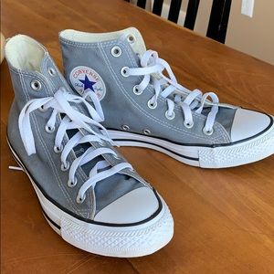 Grey Hightop Converse